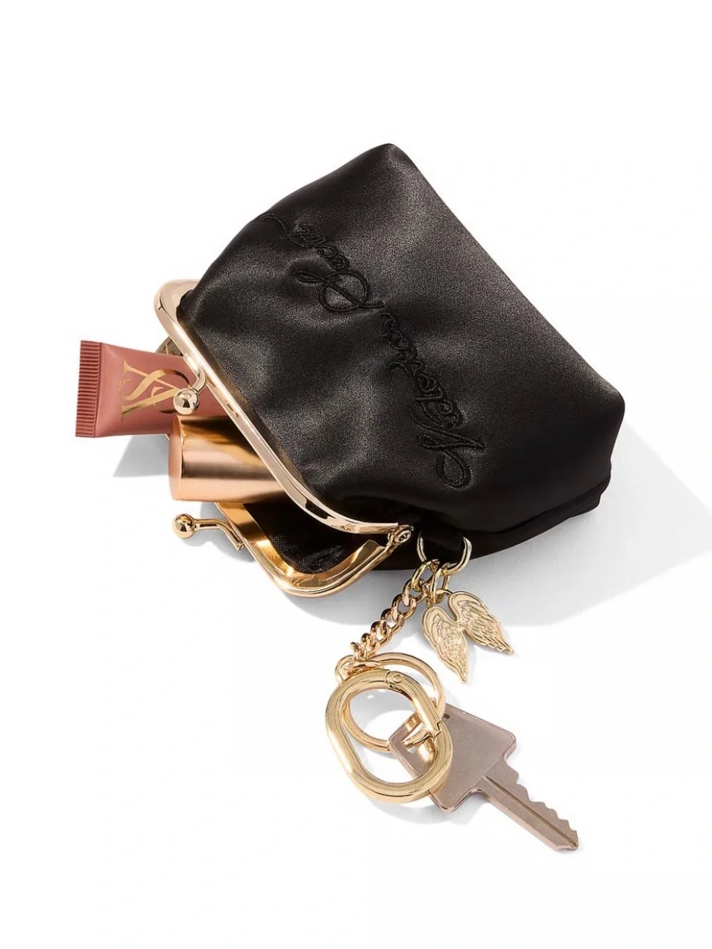 VICTORIA'S SECRET Kisslock Coin Purse Keychain